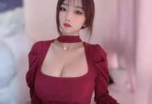 鬼畜瑶在不在 – 红色毛衣[50P+2V／102MB]-美图岛