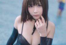 抱走莫子aa Vol.001 萤火虫长隆水上乐园 黑色乳胶泳衣 [40P-215MB]-美图岛