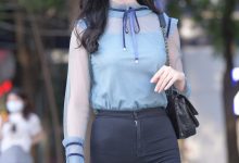 都市丽人黑色紧身牛仔裤【110P-2.56G】-美图岛