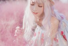 西瓜少女 NO.002 – 粉草户外[20P+199M]-美图岛