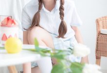 西瓜少女 NO.006 – 民宿私房淡蓝JK [46P-453MB]-美图岛