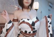 蜜汁猫裘 NO.067 奶牛 [30P-67.6MB]-美图岛