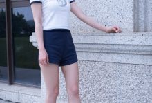 [BoBoSocks袜啵啵]NO.028 小米-运动鞋、白棉袜、裸足[133P+1V／6.50GB]-美图岛