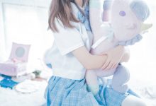 喵糖映画 VOL.019 蓝白梦幻少女-美图岛