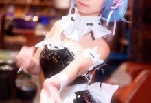 喵糖映画 SPL.002 雷姆兔女郎 蠢沫沫 [41P]-美图岛