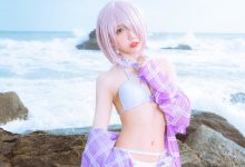 果咩酱w NO.016 - 海边玛修[35P／318MB]-美图岛