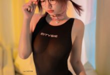 柒柒要乖哦 NO.012 — 竞泳水着 [82P-1G]-美图岛