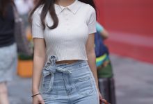 都市丽人高腰牛仔紧身裤美女【119P+1V-1.77G】-美图岛