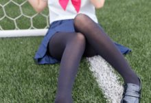 喵写真 VOL.009 球场上的黑丝校服 [75P-854MB]-美图岛