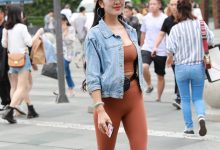 精选街拍作品 NO.0024 枣色紧身衣丰满模拍美女原图[407P／357MB]-美图岛