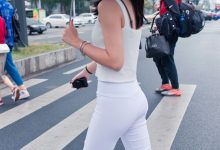 精选街拍作品 NO.0041 白色紧身裤美女原图[263P／315MB]-美图岛