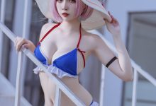 二佐Nisa - NO.140 碧蓝塔尔图泳装 [27P-152MB]-美图岛