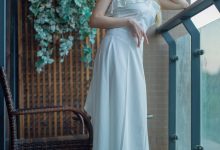 秋和柯基 - NO.87 白色连衣裙 [37P+2V-838MB]-美图岛