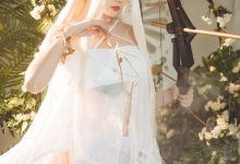 瓜希酱 - NO.66 明日方舟 白金泳装 (Platinum) [25P-159MB]-美图岛