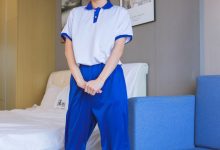 [BoBoSocks袜啵啵]NO.193 小沫-贝壳头板鞋、白棉袜、肉丝、校服裤里丝[140P+1V／6.07GB]-美图岛