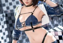 [星之迟迟]2023 3月计划B 碧蓝航线 巴尔的摩赛车服 [51P+1V-380MB]-美图岛