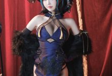 面饼仙儿 柴郡旗袍 [21P+1V-790MB]-美图岛