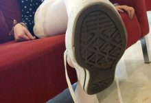 [YJ街拍]012 白丝帆布鞋[31P-25MB]-美图岛