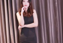 初夏女神 NO.016 依依 M码无袖黑色衣搭配38码长靴[123P+1V／3.82GB]-美图岛