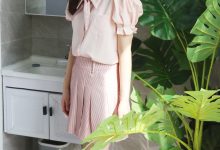 初夏女神 NO.015 十一 粉色S码休闲JK搭白色高跟鞋[97P+1V／6.40GB]-美图岛