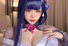 九言 Genshin Impact 雷電書軍 [31P+5V-346MB]-美图岛