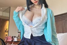 雨波_HaneAme -  碧蓝档案 兔女郎写真本 [100P+12V-1.39GB]-美图岛