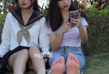 Pary摄影 NO.063 诗诗与小然户外展示原味嫩脚丫[100P／0.99GB]-美图岛