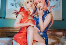 铁板烧鬼舞w -  NO.017 玉藻前旗袍蓝[12P-127.2M]-美图岛