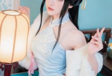 紫氯氯 - 能代 貅 旗袍 [18P-38MB]-美图岛