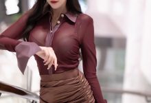 王馨瑶《暗红网纱透视i御姐装》原版写真 [110P-471MB]-美图岛