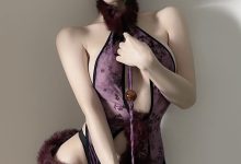 妮是老虎-陈妮妮UNI - 紫色太极图 [30P-35MB]-美图岛