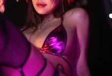 于芷晴 – 微密圈 情趣吊带袜[16P-59.3M]-美图岛