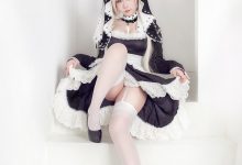 麻花酱 –  可畏泳装+女仆[30P-306M]-美图岛