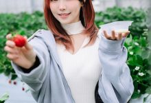 ElyEE子 – Strawberry Picking Date [34P+2V-128MB]-美图岛