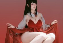 梓猫AzuNyan-舰长图-碧蓝航线-大山·祈愿的巫女[9P-6.2MB]-美图岛