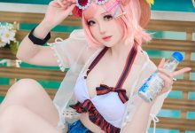 焖焖碳 明日方舟_澄闪泳装_[22P-166MB]-美图岛