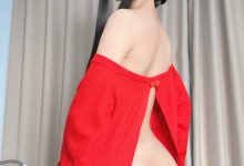 布丁大法 – 红色露屁衣[45P+5V-331M]-美图岛