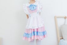 物恋传媒 No.2416 小曦-板鞋、厚白丝、女仆装 [160P1V-3.41GB]-美图岛