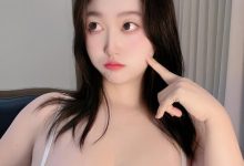 微密圈-爱喝牛奶的墩墩[白色针织裙[21P+2V-80MB]-美图岛