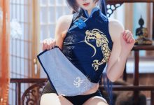 西园寺南歌 – NO.041 蔚蓝档案 妃咲[50P-430.3M]-美图岛