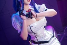 菌烨tako –  原神 雷电将军赛车[12P-203.5M]-美图岛