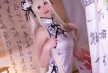 星黛鹿鹿i(千反田鹿子) –  缘之空 穹妹 旗袍 [62P-594MB]-美图岛